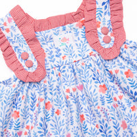 Freedom Fields Ruffle Short Set, Blue