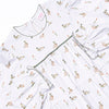 Migrating Mallard Tiered Dress, Green