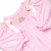 Frosted Up Florals Smocked Bishop Dress, Pink