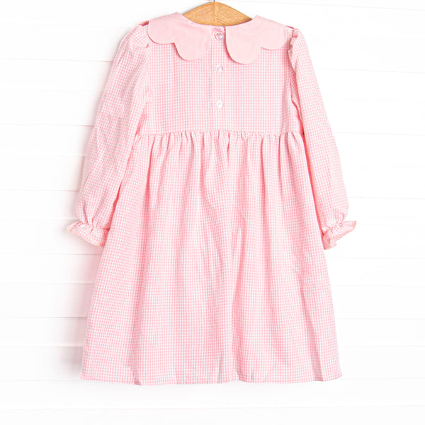 Holiday Glow Smocked Dress, Pink
