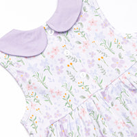 Picking Wildflowers Collared Short Set, Purple