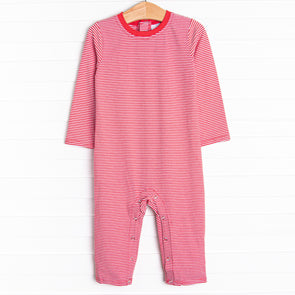 Elijah Romper, Red Stripe