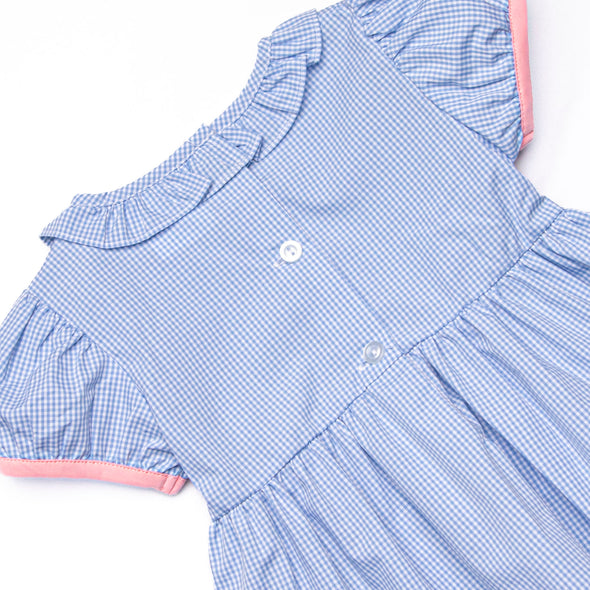 Celebration Cheer Smocked Legging Set, Blue