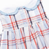 Patriotically Plaid Bubble, Blue