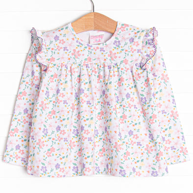 Painted Petals Top, Purple