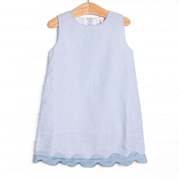 Rebecca Ric Rac Dress, Blue