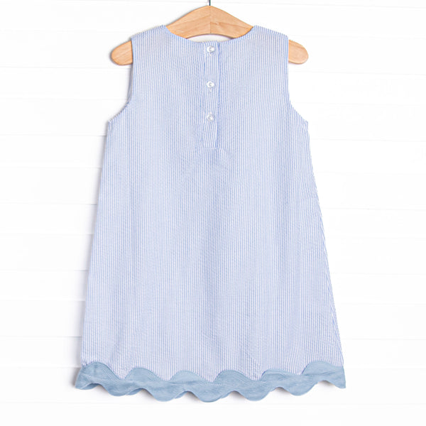 Rebecca Ric Rac Dress, Blue