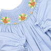 Day of Thanks Smocked Bubble, Blue