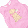Pups and Pails Applique Ruffle Diaper Set, Pink