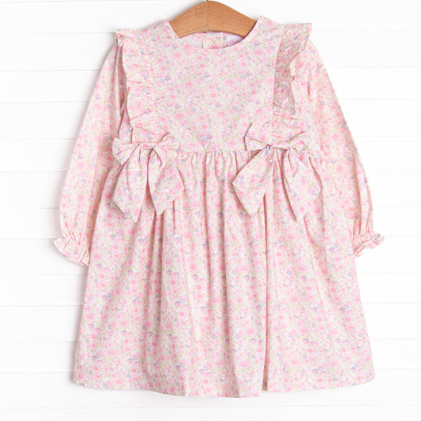 Tea Time Florals Dress, Pink