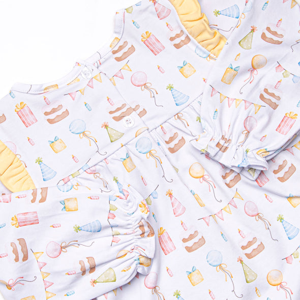 Party's Just Begun Diaper Set, Yellow