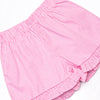 Pups and Pails Applique Ruffle Short Set, Pink
