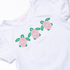 Slow Motion Shuffle Applique Ruffle Short Set, Pink