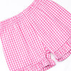 Slow Motion Shuffle Applique Ruffle Short Set, Pink