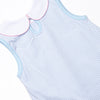 Peter Pan Petals Embroidered Skirted Bubble, Blue
