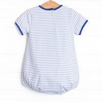 Jack Pocket Bubble, Royal and Light Blue Stripe