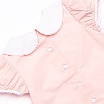 Manger Miracle Embroidered Diaper Set, Pink
