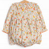 Pumpkin Bed Blooms Smocked Bubble, Pink