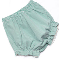 Christmas Keepsake Embroidered Diaper Set, Green
