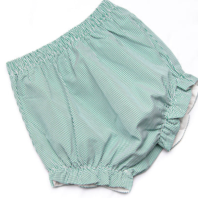 Christmas Keepsake Embroidered Diaper Set, Green