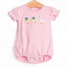 Duck, Duck, Goose Applique Bubble, Pink