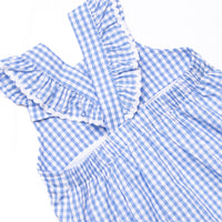 Daisy Days Applique Dress, Blue