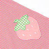 Pocketful of Berries Applique Dress, Red