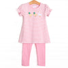 Duck, Duck, Goose Applique Legging Set, Pink