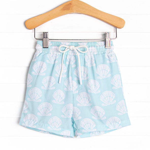 Shell Of A Time Swim Trunks, Green