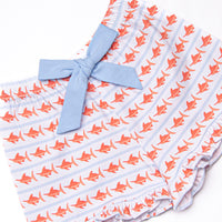Marlin Marina Ruffle Short Set, Blue