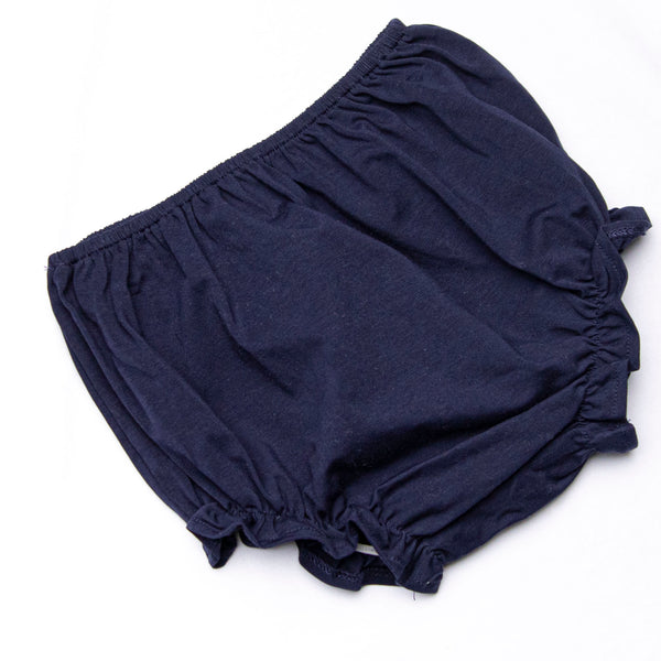 Big League Baller Smocked Diaper Set, Navy