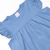 Caitlyn Pima Short Set, Light Blue Stripe