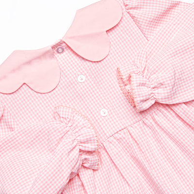 Holiday Glow Smocked Dress, Pink