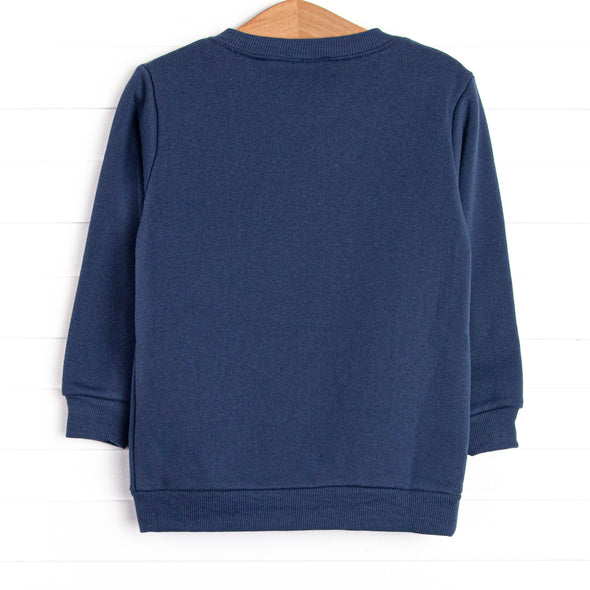 Migrating Mallard Applique Sweatshirt, Blue