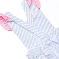 Libby Sunsuit, Pink and Blue Stripe