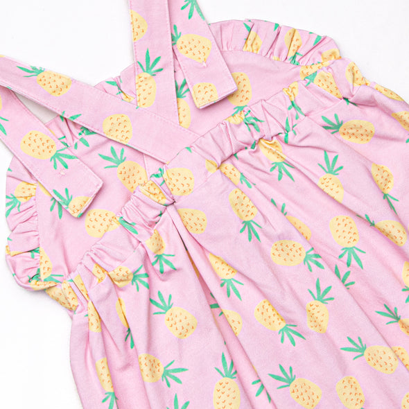 Pretty in Pineapples Sunsuit, Pink