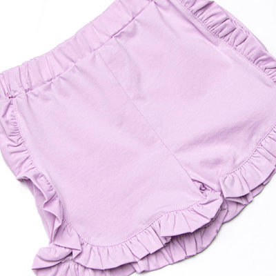 Grace Short Set, Purple and Aqua Stripe