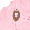Friday Night Fleece Applique Legging Set, Pink