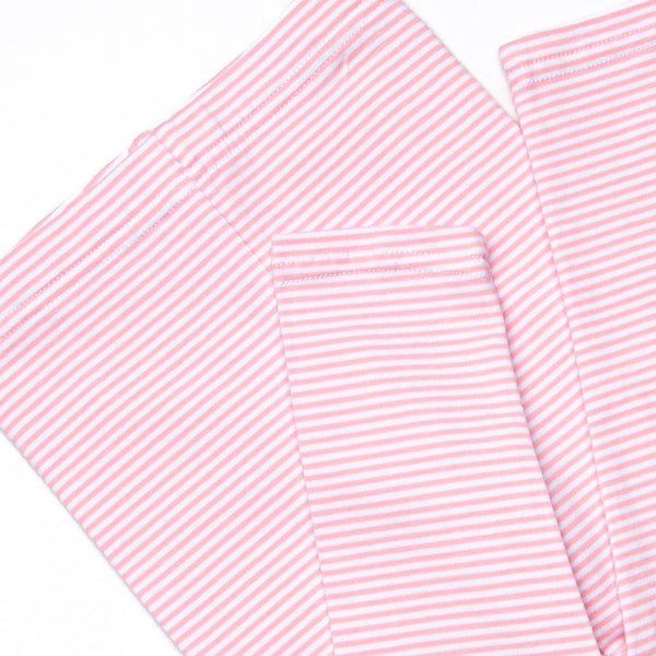 Friday Night Fleece Applique Legging Set, Pink