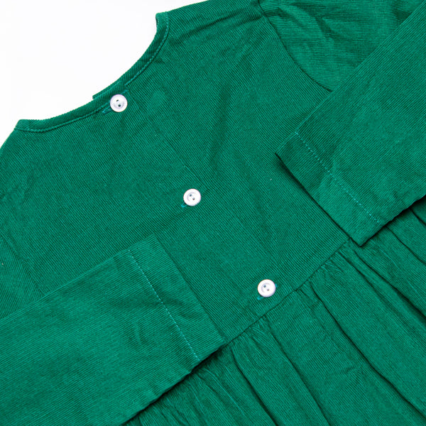 St. Nicholas Smocked Romper, Green