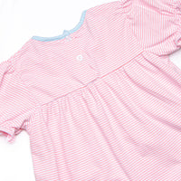 Birthday Barks Applique Legging Set, Pink