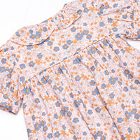 Holiday Harvest Smocked Dress, Brown