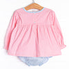 Spotted and Dotted Diaper Set, Pink