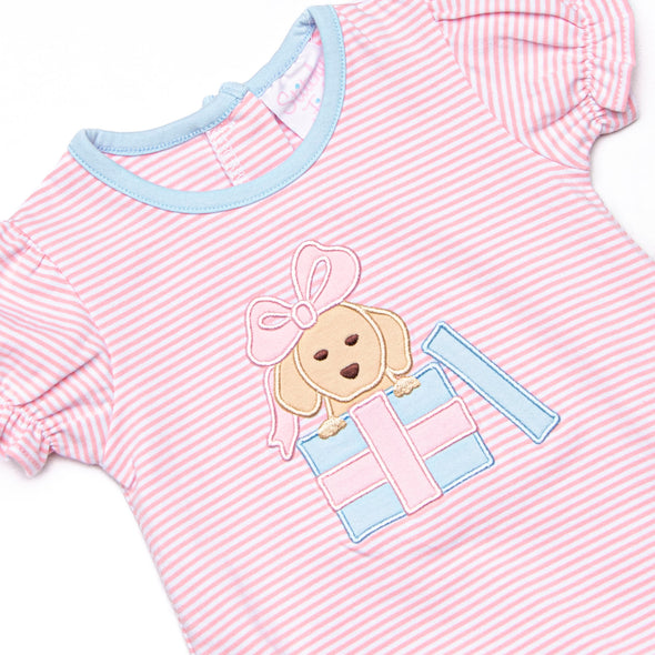Birthday Barks Applique Bubble, Pink