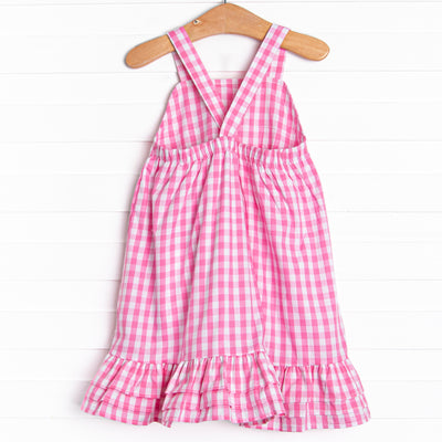 Washed Ashore Applique Dress, Pink
