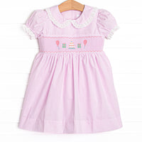 Perfect Day for a Party Smocked Dress, Pink