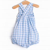 Off Land Lobster Smocked Bubble, Blue
