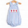 Off Land Lobster Smocked Bubble, Blue