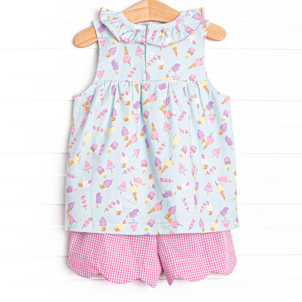 Beat the Heat Treat Short Set, Green