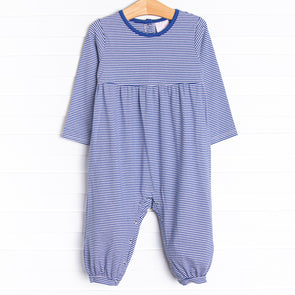 Charles Romper, Royal Blue Stripe